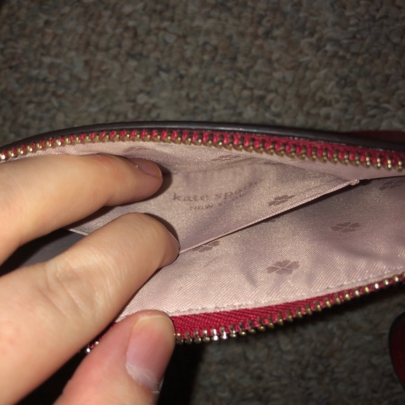 Gently used Kate spade red wristlet - Picture 4 of 8